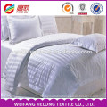 hotel bedding linen/satin stripe fabric for bedding sets/bedsheet fabric china supplier 100% cotton satin stripe fabric combed